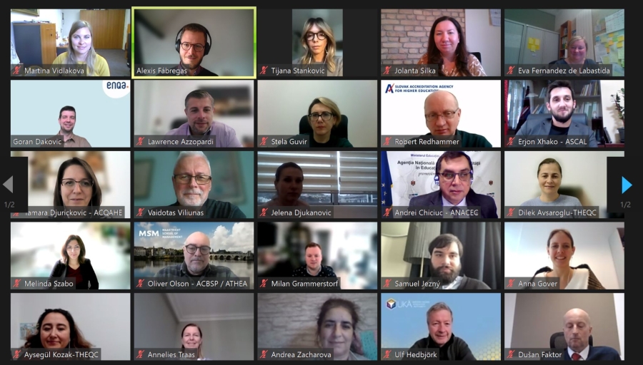 ASCAL part of the webinar &quot;Overcoming obstacles in reaching compliance with the ESG: lessons learned from the SEQA-ESG project&quot; organized by ENQA